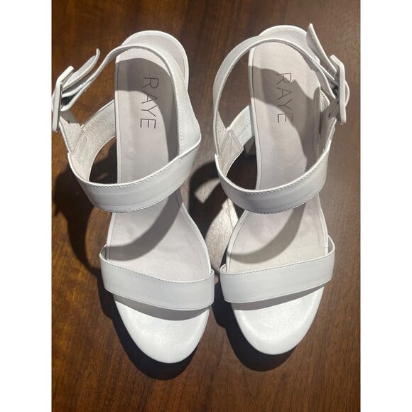 RAYE Rush High Heels in White 10 With Box Womens Platforms - Picture 8 of 13